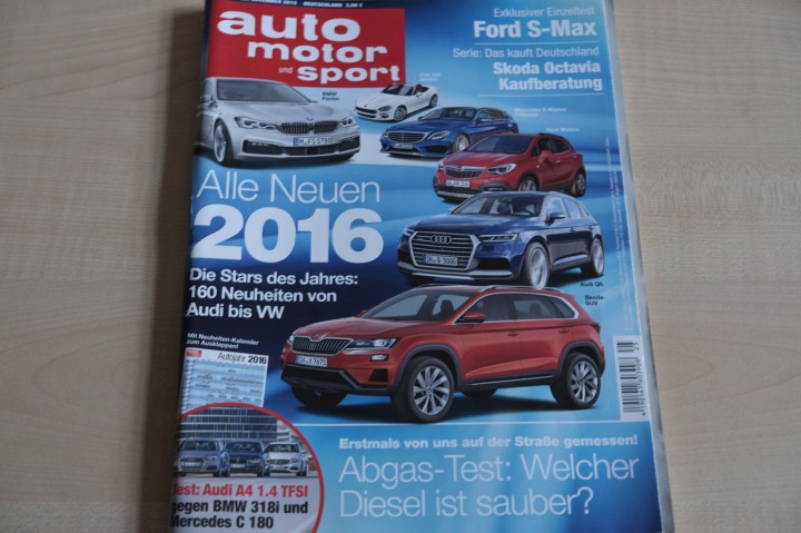 Deckblatt Auto Motor und Sport (25/2015)
